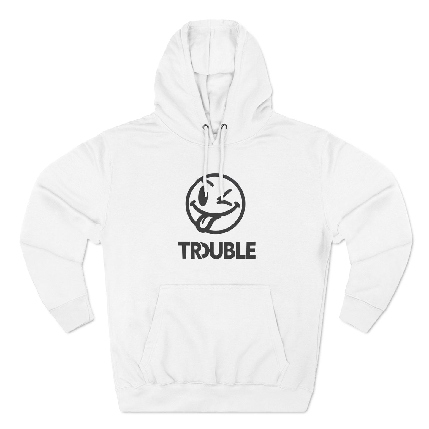Three-Panel Fleece Hoodie